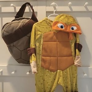 Kids Ninja Turtle Halloween costume (Michaelangelo)